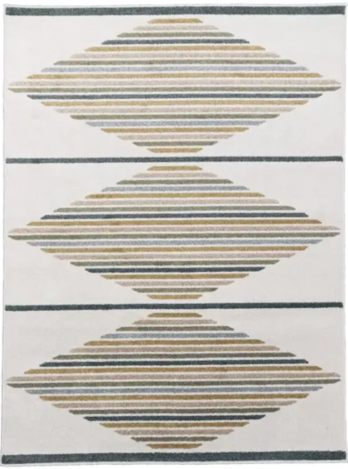 Aztec Light Blue 5' x 7' Rug