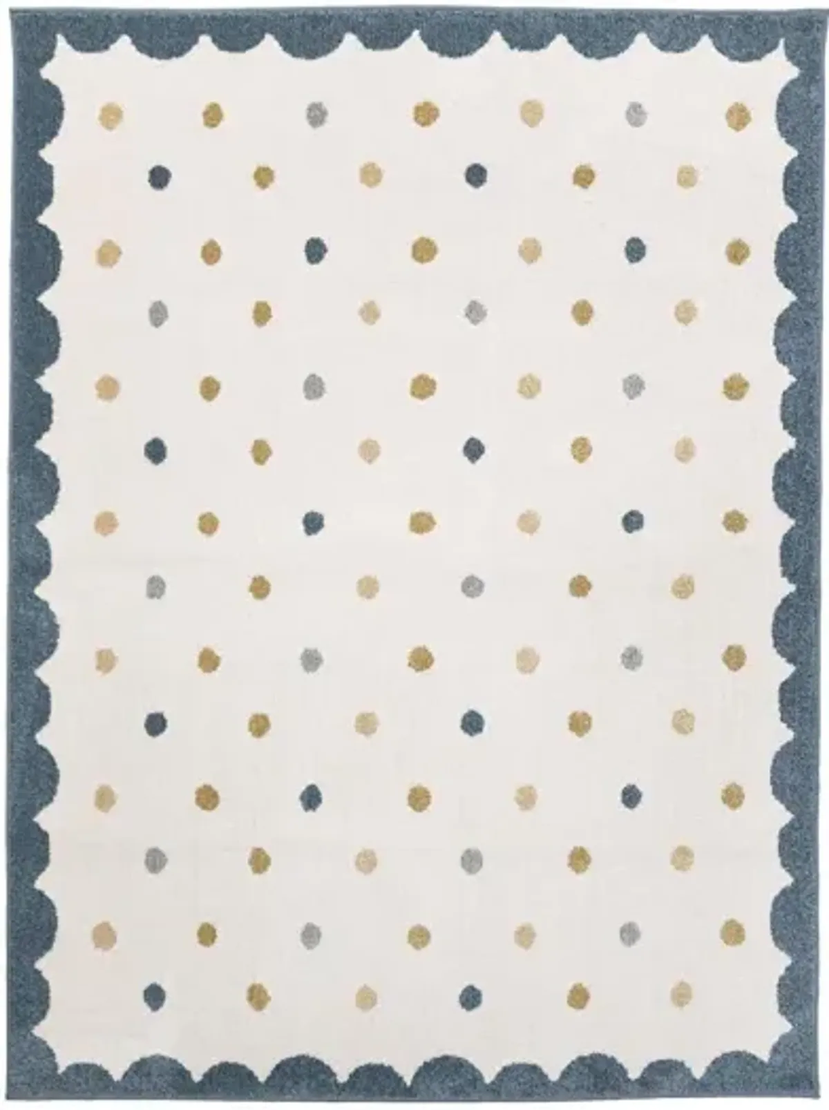 Dots Light Blue 5' x 7' Rug