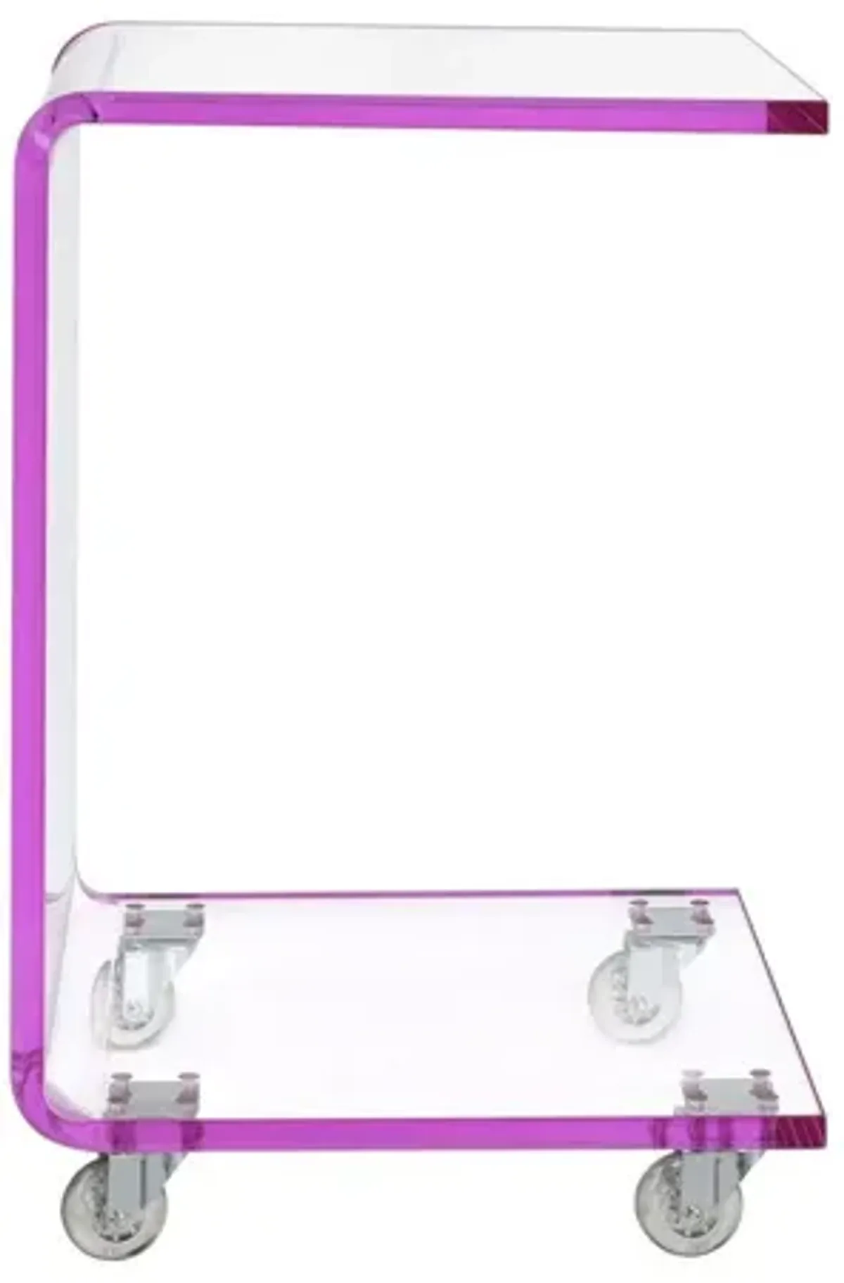 Iris Snack Table Pink