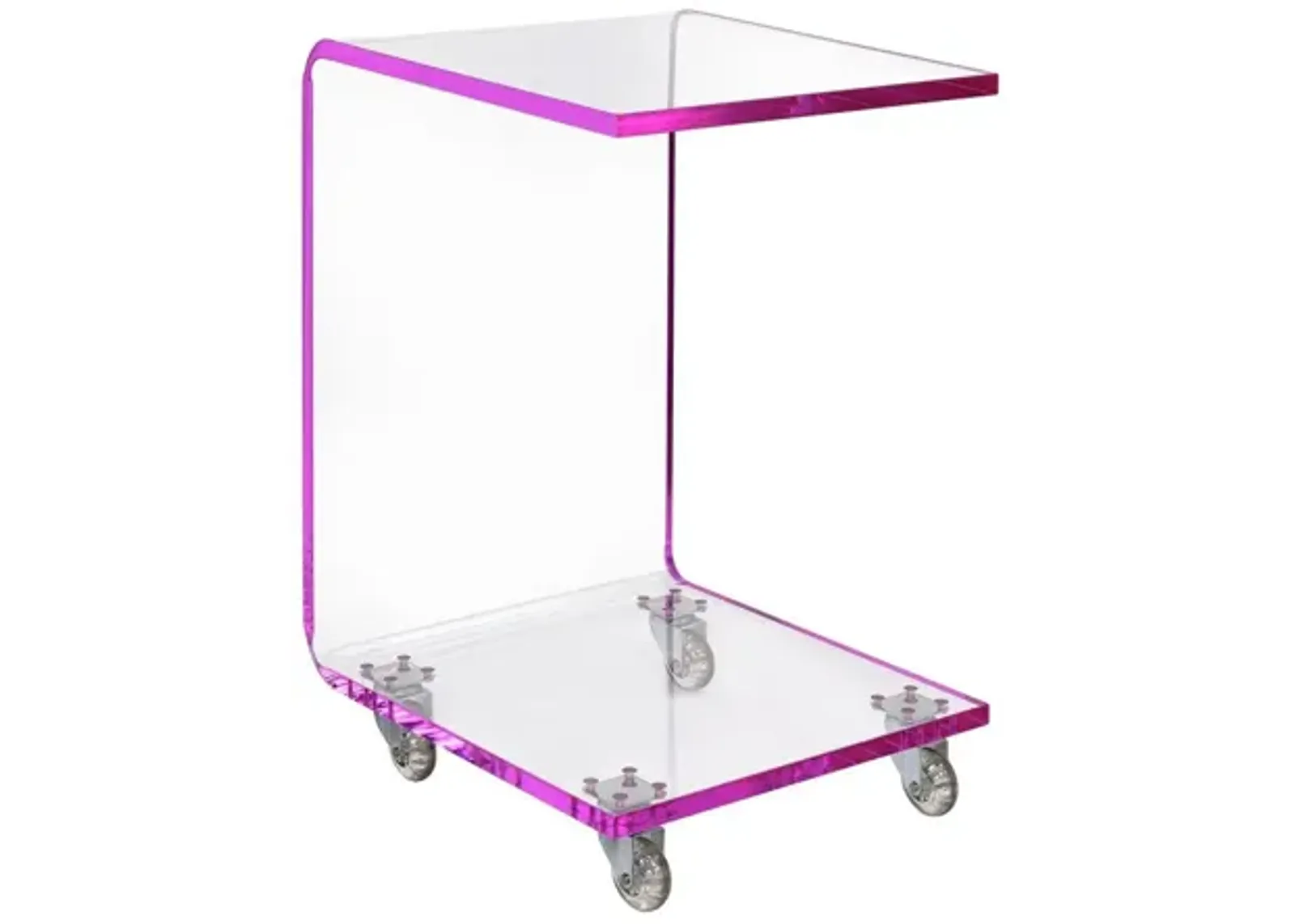 Iris Snack Table Pink