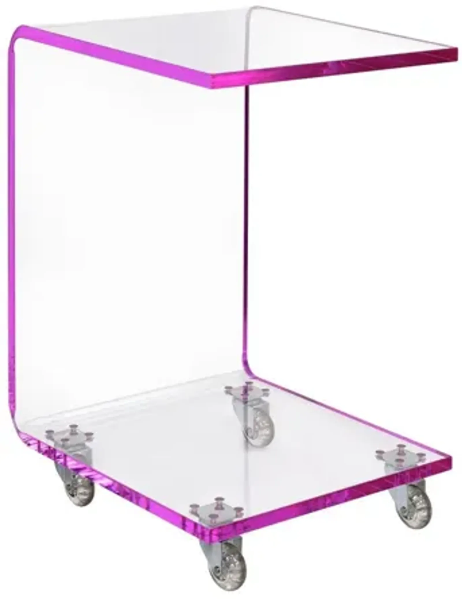 Iris Snack Table Pink