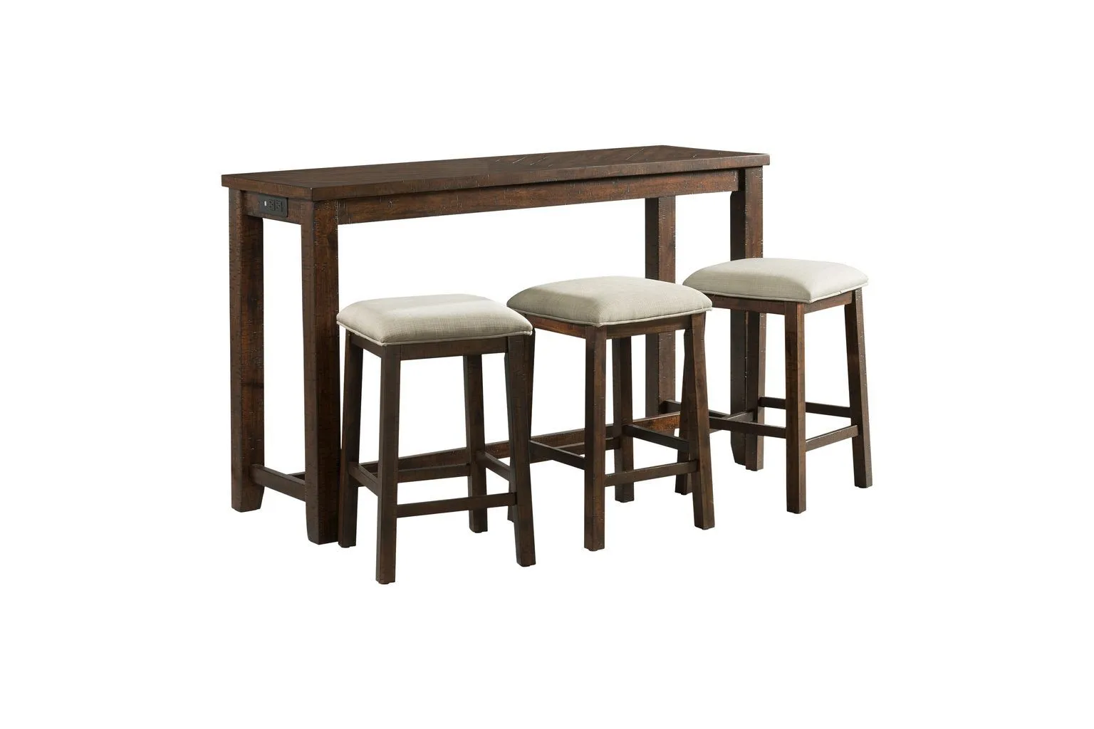 Jax Bar Table Set (Table + 3 Stools)