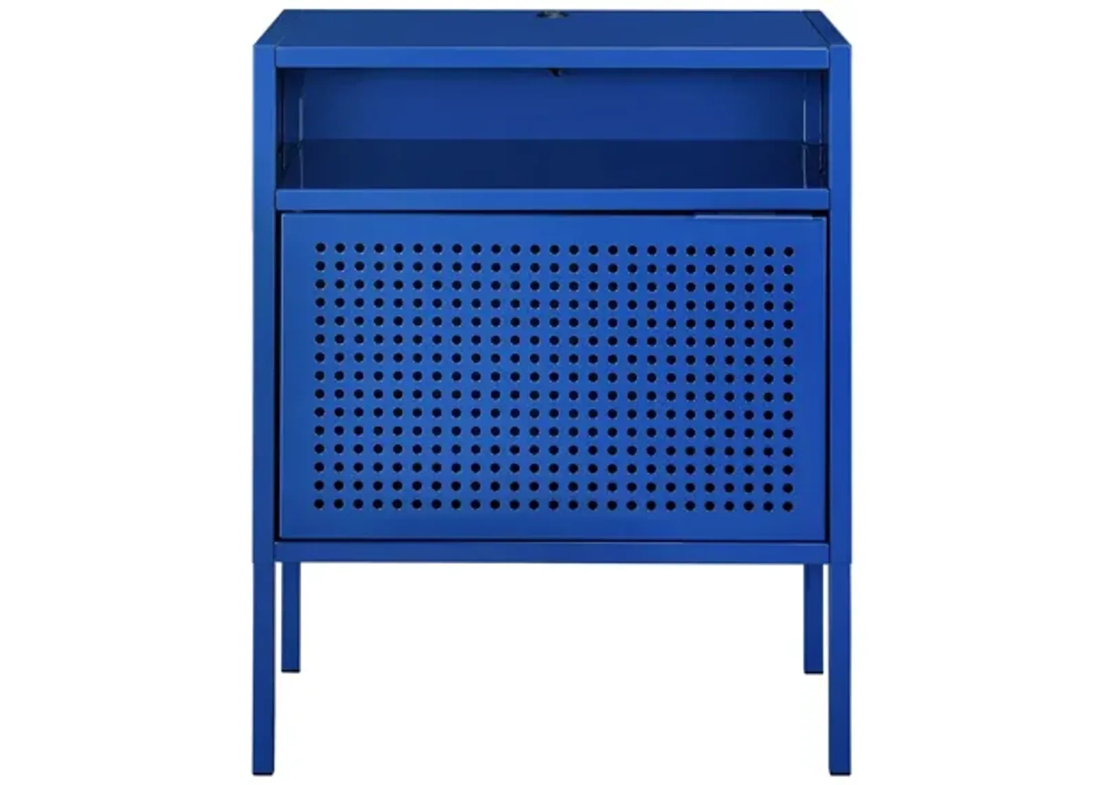 Ember Blue Nightstand W/ USB