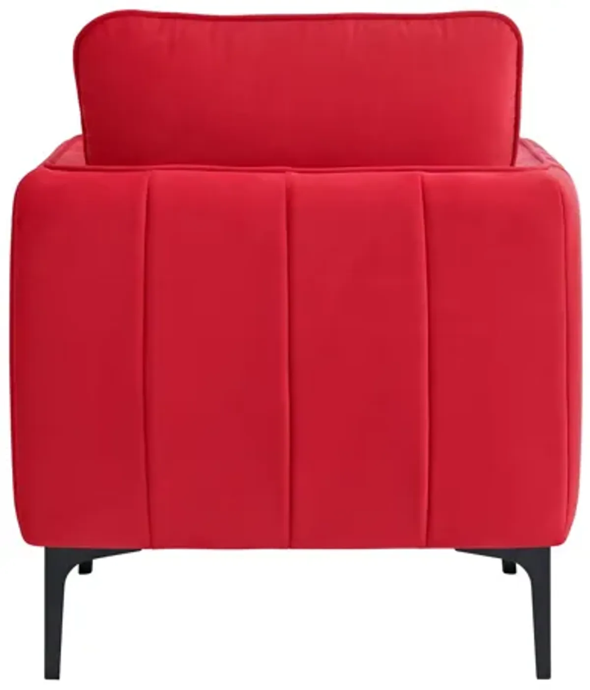 Rae Chair in Lavish Red Velvet