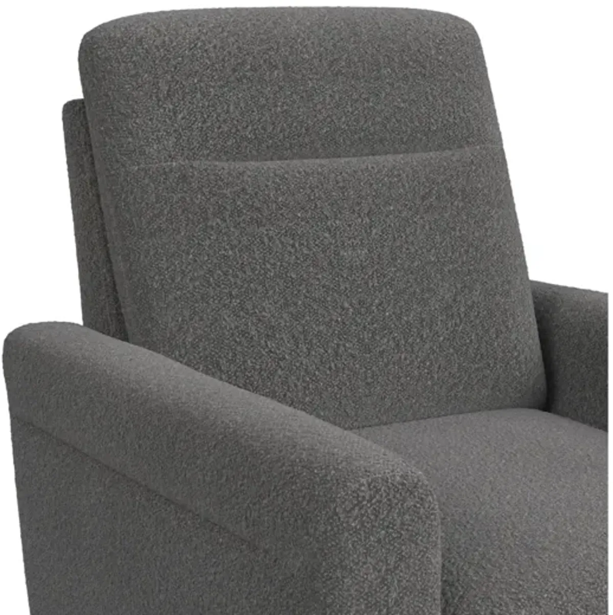 Hawk Accent Armchair in Boucle Grey& Espresso