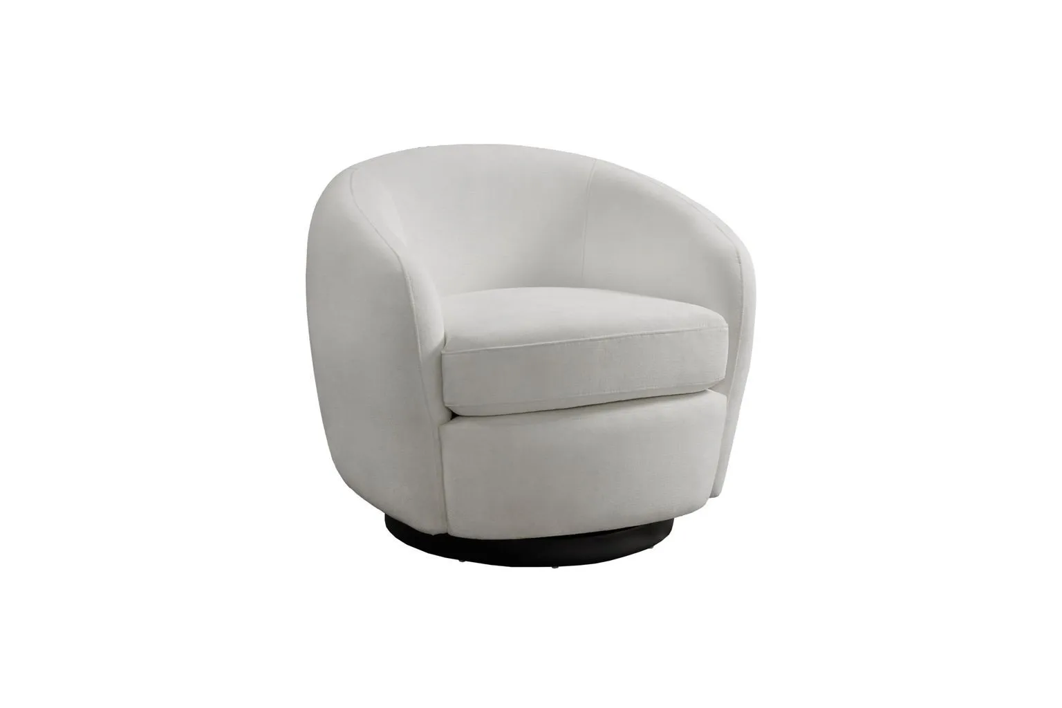 Chanel Swivel Chair in Bistro White