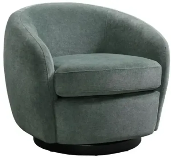 Chanel Swivel Chair in Bistro Teal