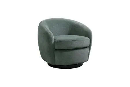 Chanel Swivel Chair in Bistro Teal