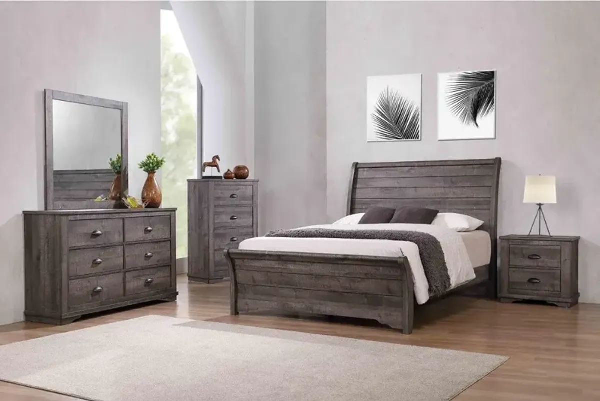 Dawson Grey Dresser + Mirror