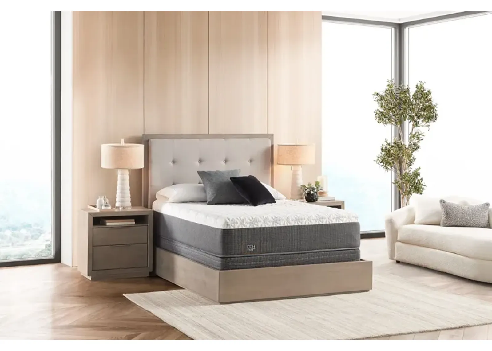 Cindy Crawford Home Blissful Firm Hybrid Twin 13" Mattress