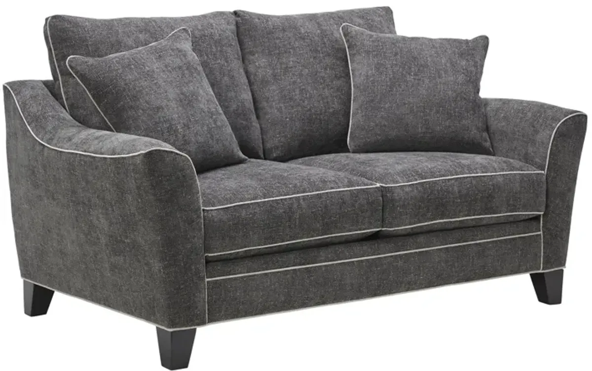 Demi Charcoal Loveseat