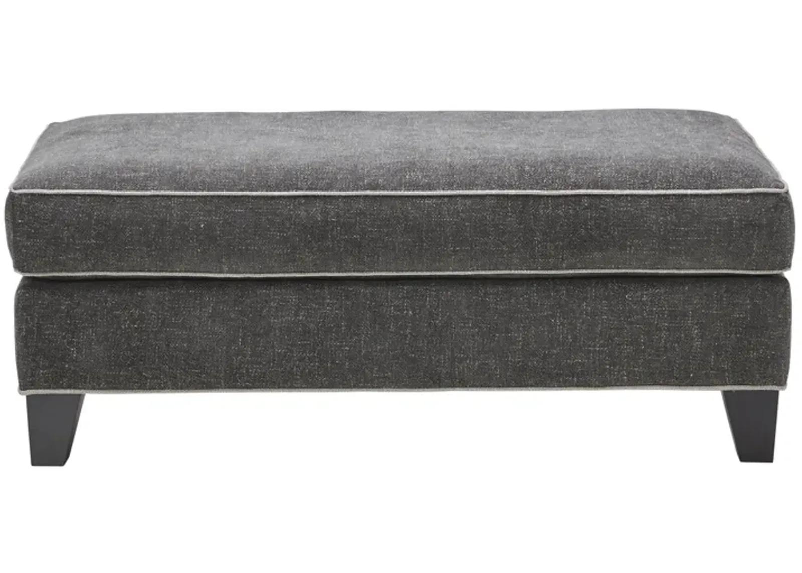 Demi Charcoal Ottoman