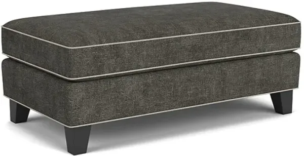 Demi Charcoal Ottoman