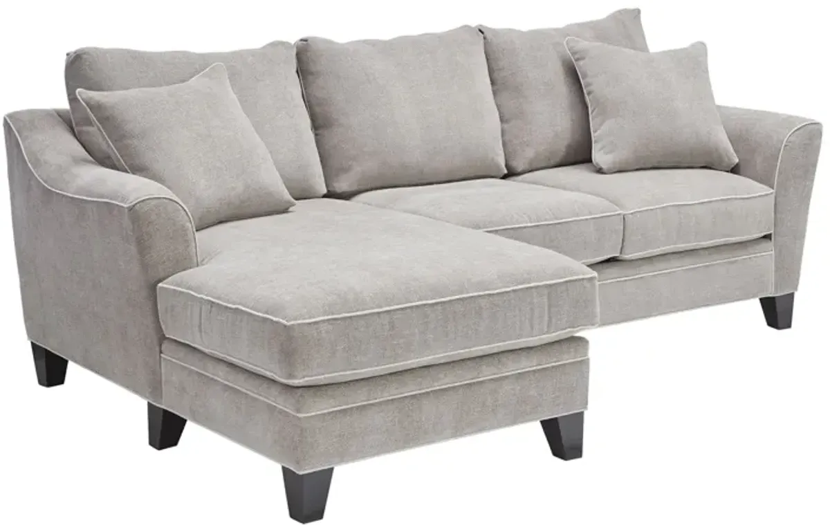 Demi Pebble 2-Piece Sectional with Left Arm Facing Chaise