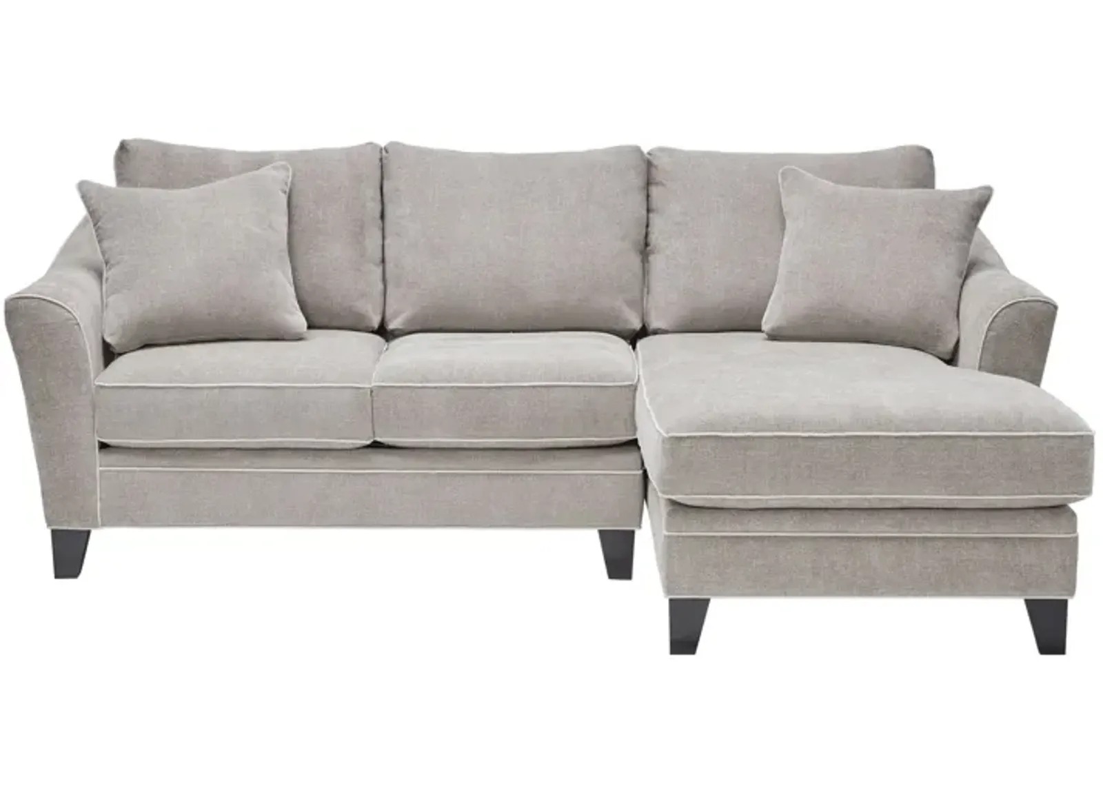 Demi Pebble 2-Piece Sectional with Right Arm Facing Chaise