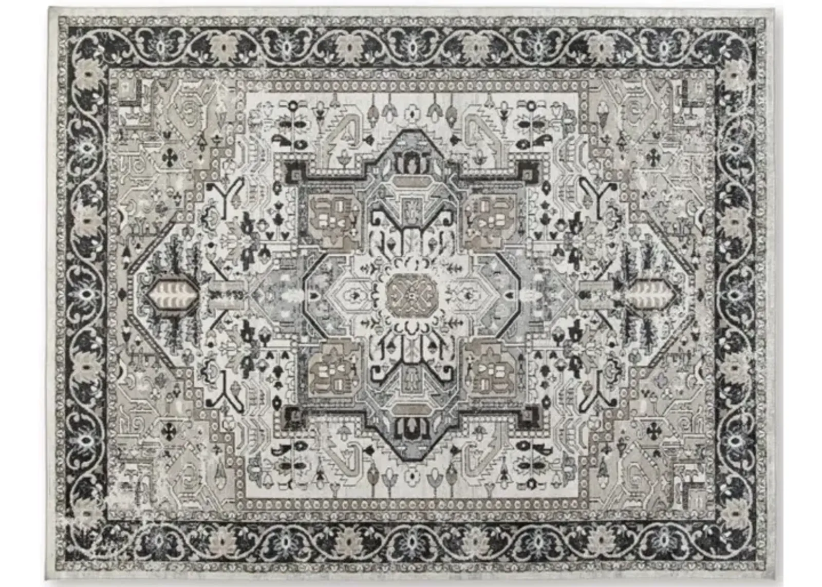 Gregmoore 5'2" x 6'10" Washable Rug