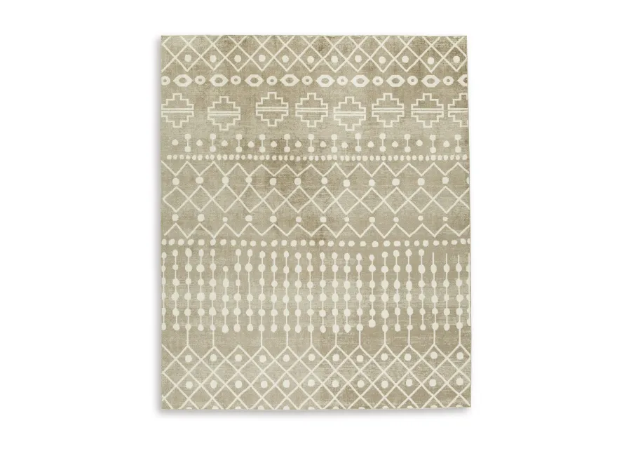 Bunchly 7'10" x 10'3" Washable Rug