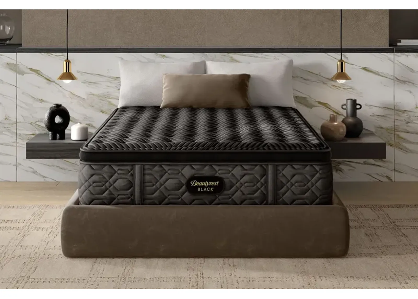 Beautyrest Black® Series 1 Firm Pillow Top Innerspring 14.25" Full Mattress