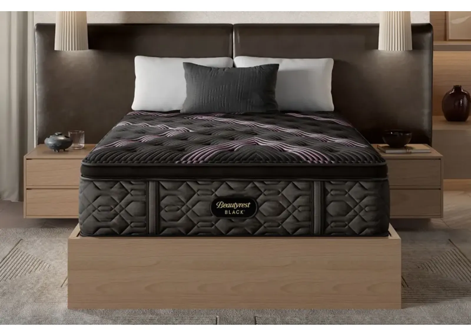 Beautyrest Black® Series 2 Plush Pillow Top Innerspring 16.25" Queen Mattress