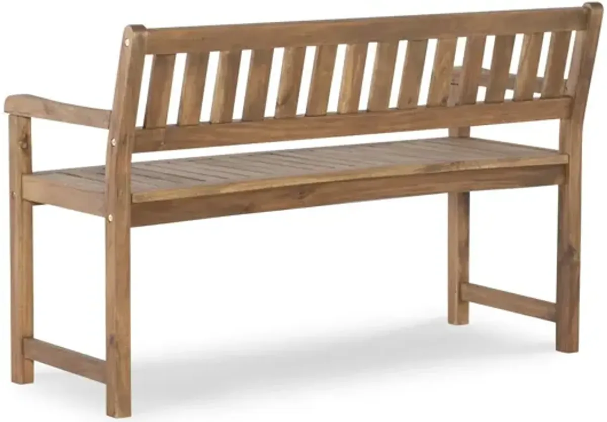 Catalan Bench Teak Finish