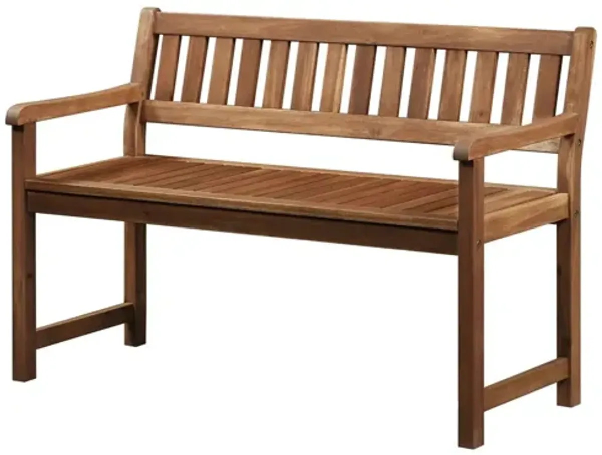 Catalan Bench Teak Finish