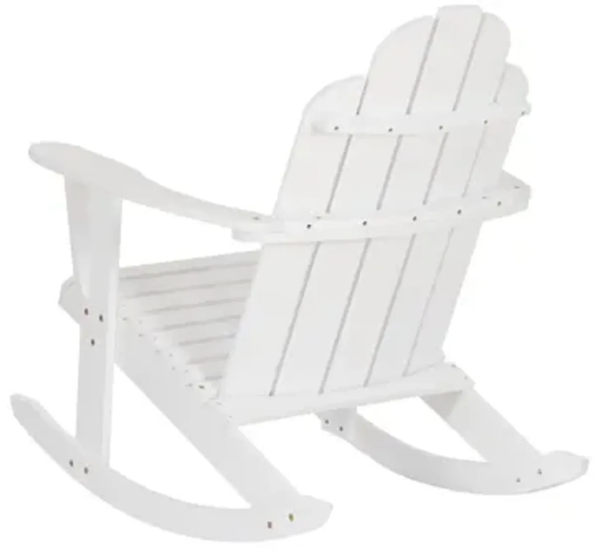 Adirondack White Rocking Chair