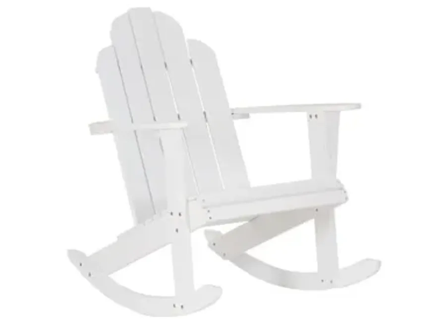 Adirondack White Rocking Chair