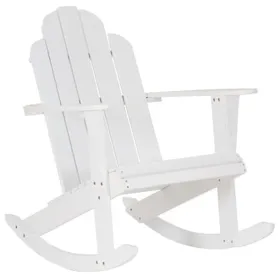 Adirondack White Rocking Chair