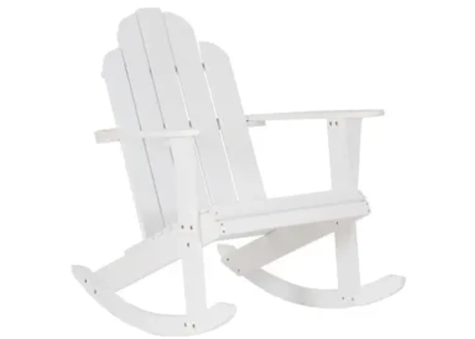 Adirondack White Rocking Chair