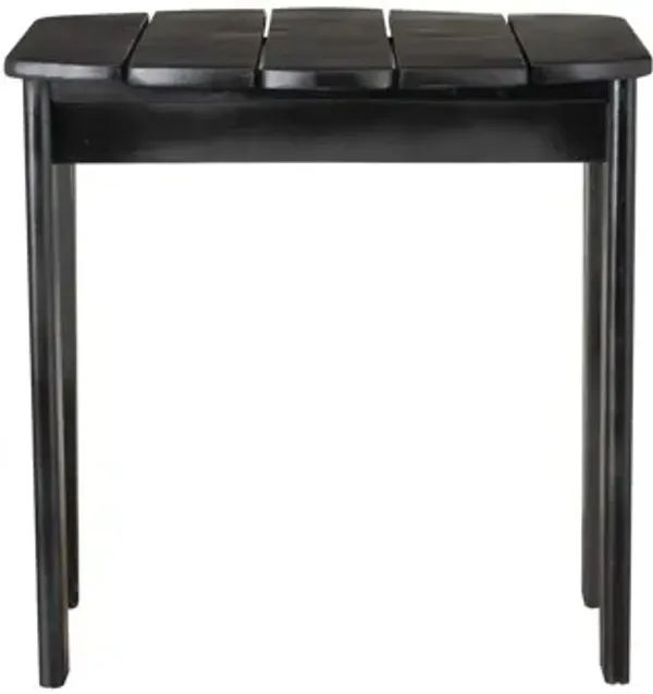Adirondack Black End Table