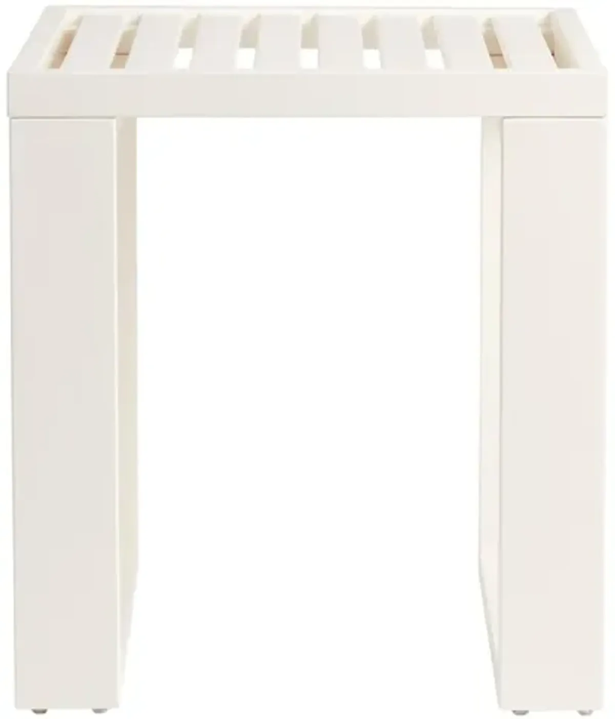 Kaiko Side Table In White Pu