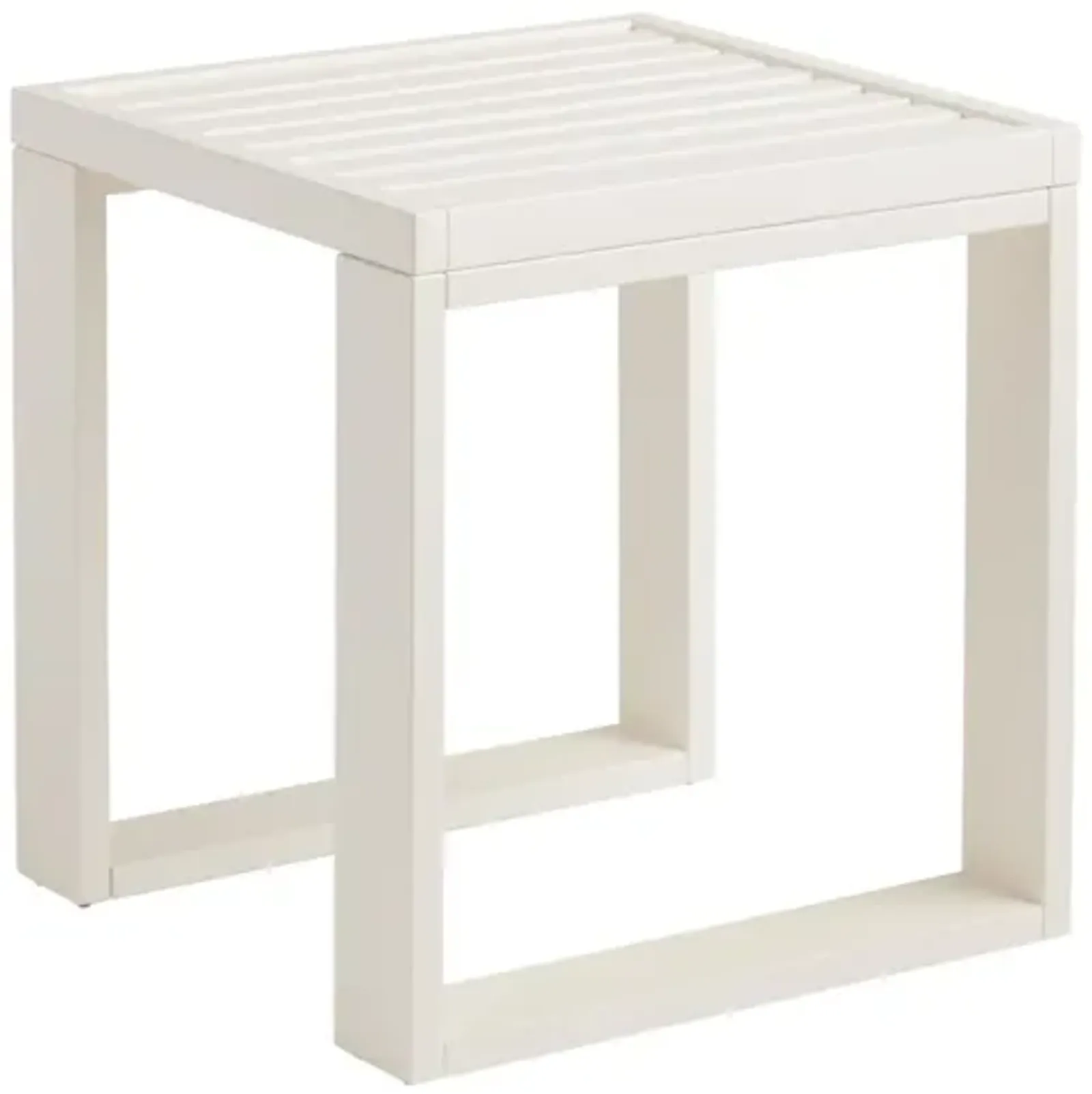 Kaiko Side Table In White Pu