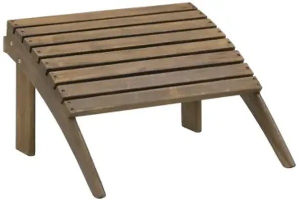 Adirondack Brown Ottoman