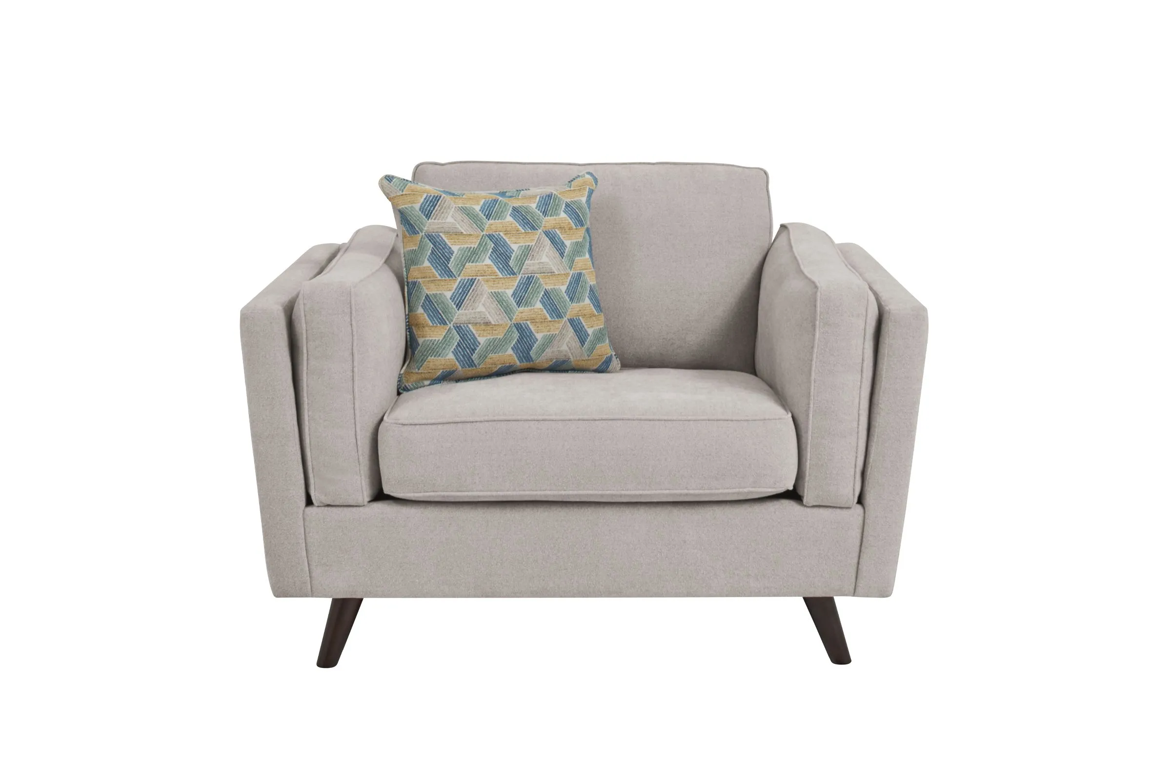 Arlington Grey Chair & Ottoman