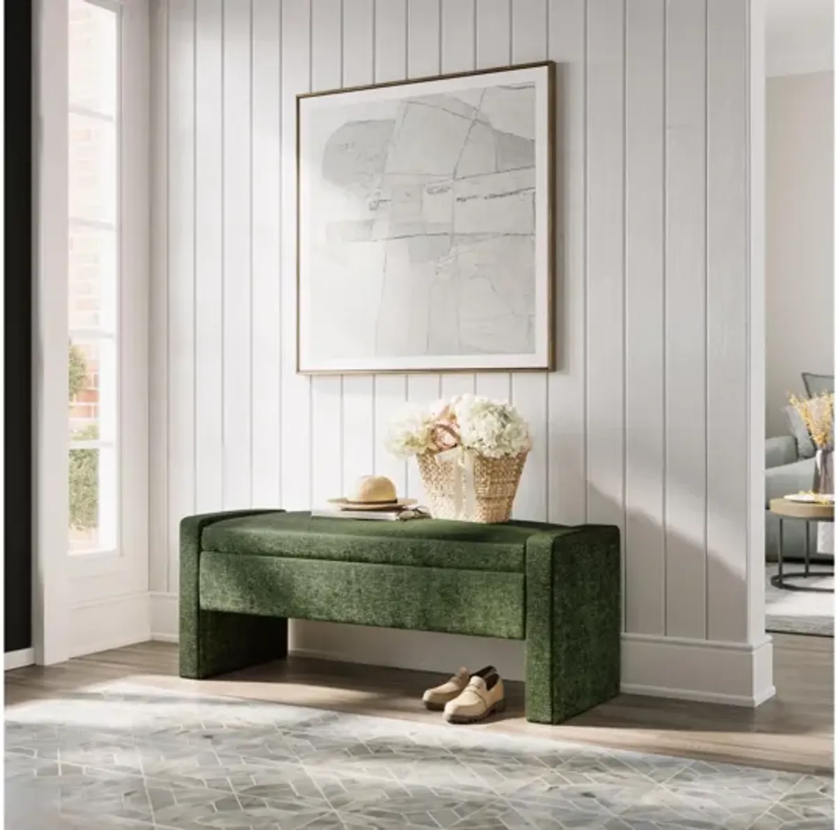 Braun Accent Storage Bench