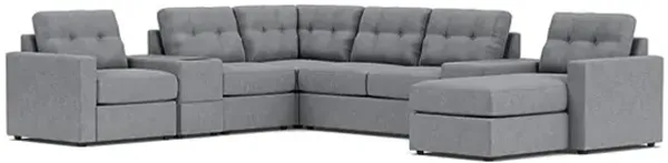 ModularOne Granite 7-Piece Sleeper Sectional with Right Arm Facing Chaise