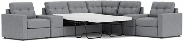 ModularOne Granite 7-Piece Sleeper Sectional with E-Console