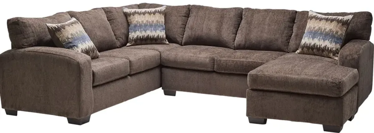 Kingston 2-Piece Sectional with Right Arm Facing Chaise