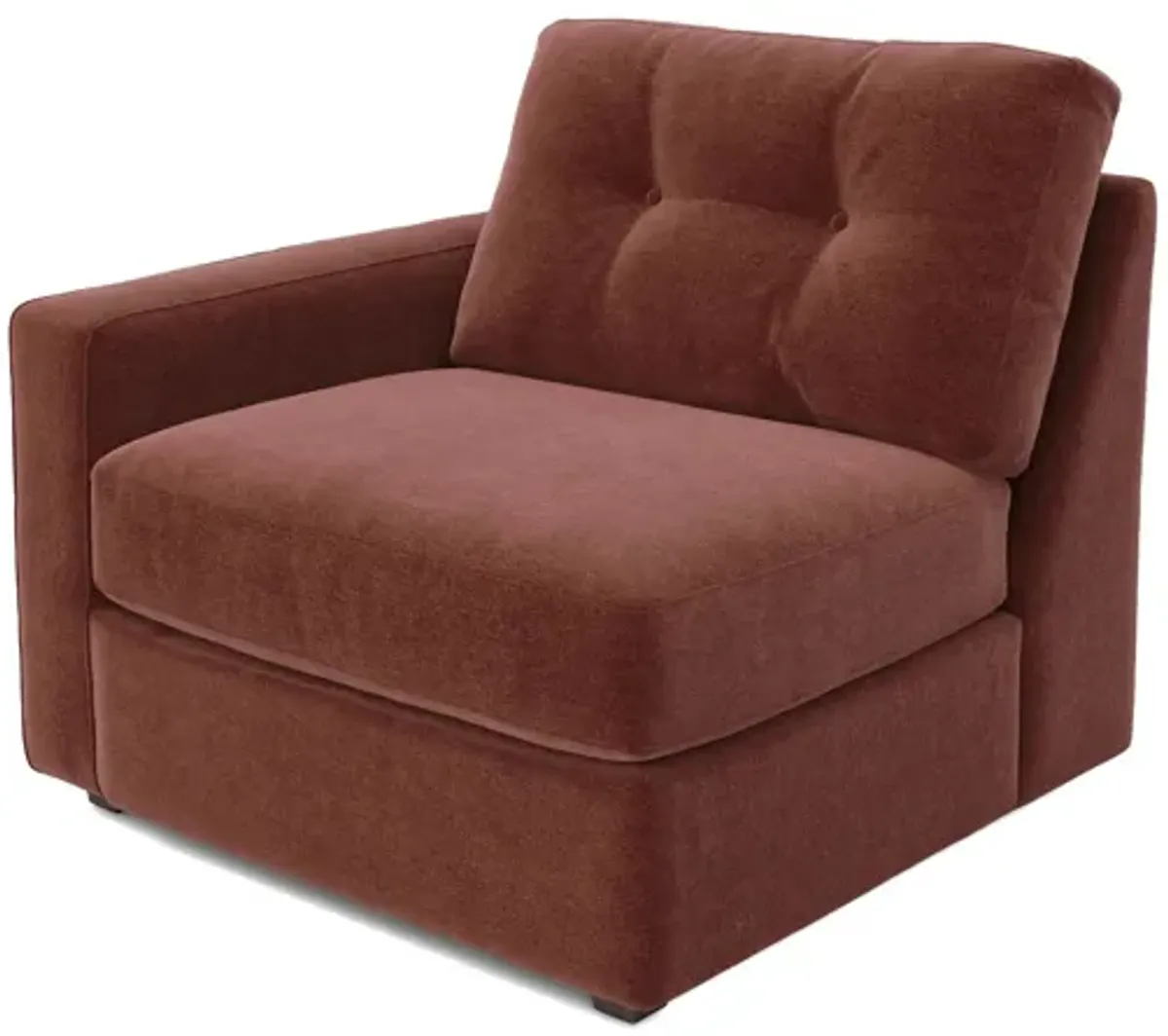 ModularOne Merlot Left Arm Facing Chair