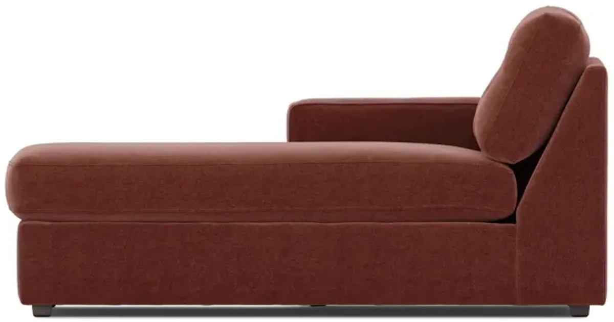 ModularOne Merlot Left Arm Arm Facing Chaise