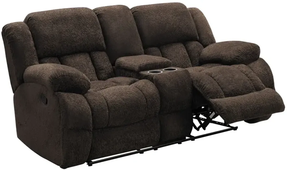 Grant Reclining Console Loveseat