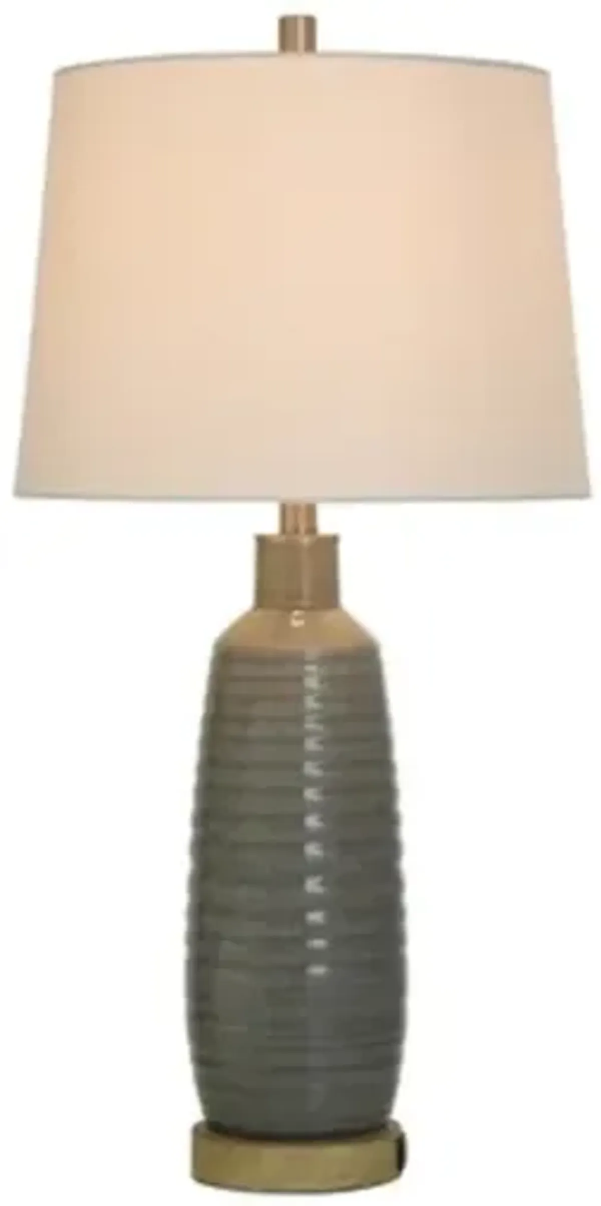 Gray Washed Table Lamp