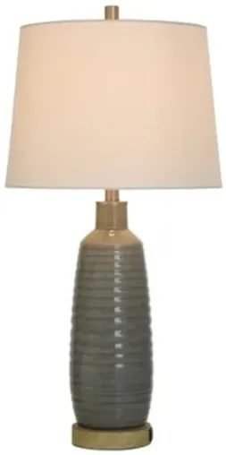 Gray Washed Table Lamp