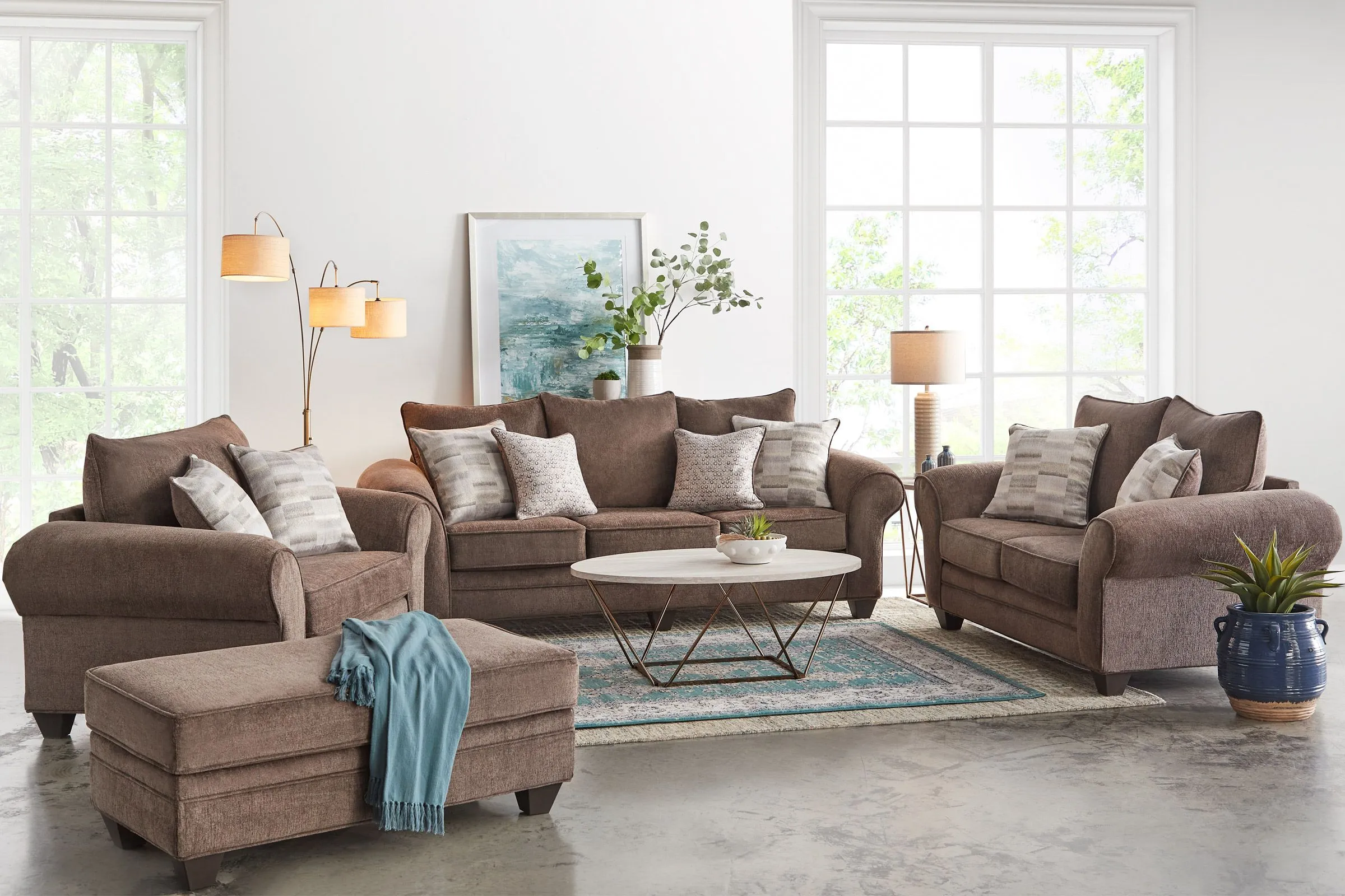 Collin Sofa + Loveseat Set