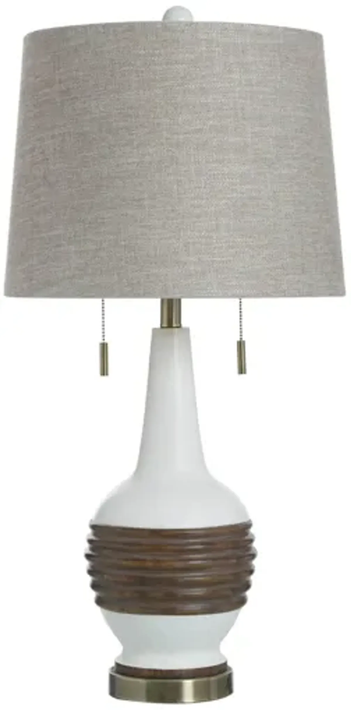 Pale Wood Table Lamp