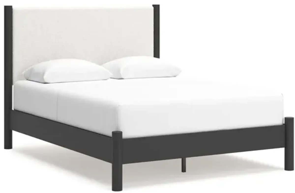 Cadmori Queen Upholstered Panel Bed