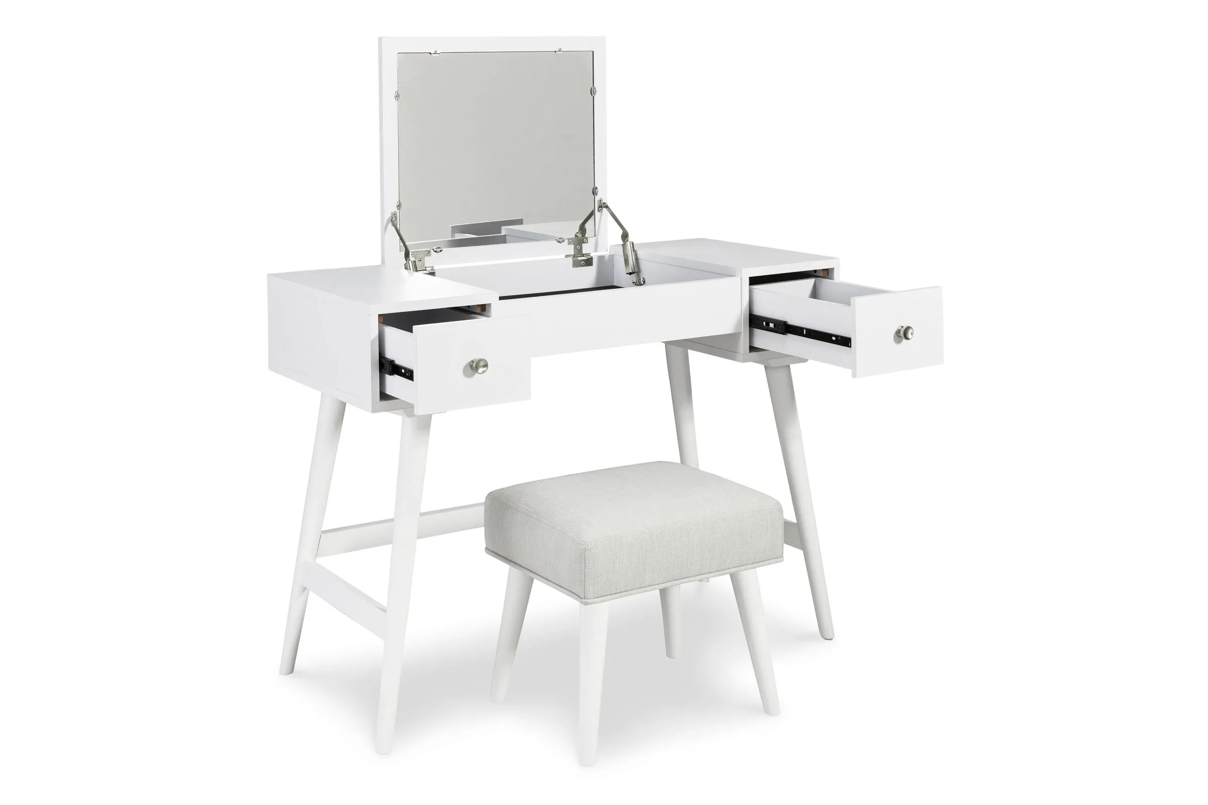 Thadamere Vanity Set with Stool