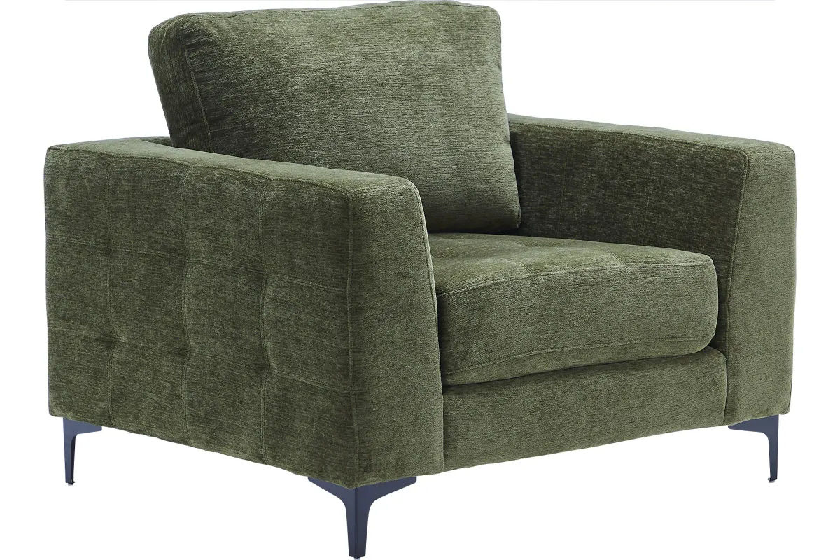 Wren Green Loveseat + Chair Set