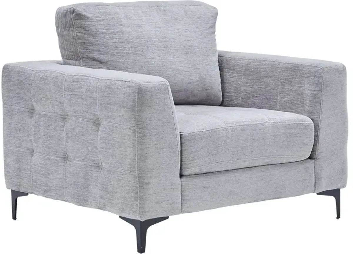 Wren Grey Loveseat + Chair Set