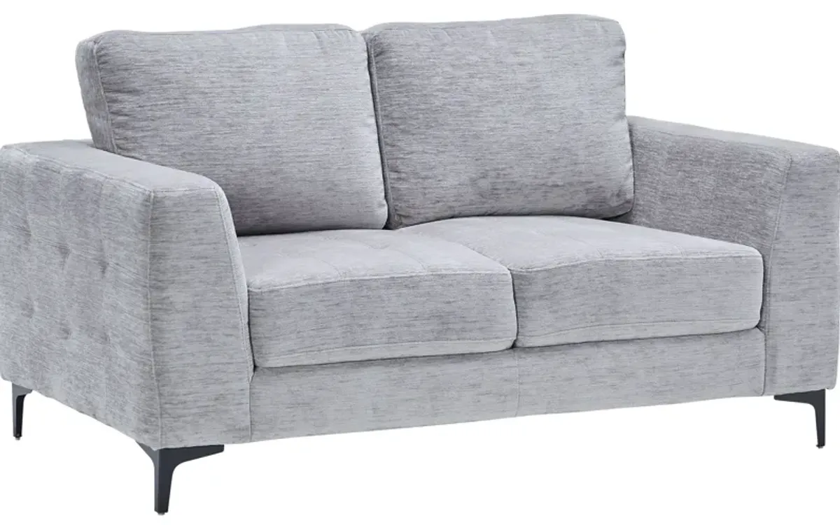 Wren Grey Loveseat + Chair Set